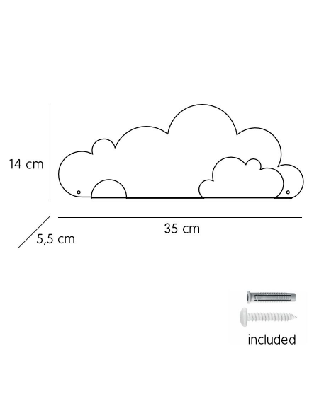 Shelf cloud & mint cloud stickers