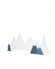 Shelf mountain & oil blue fir stickers