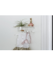 Shelf with clothes hangers for babies