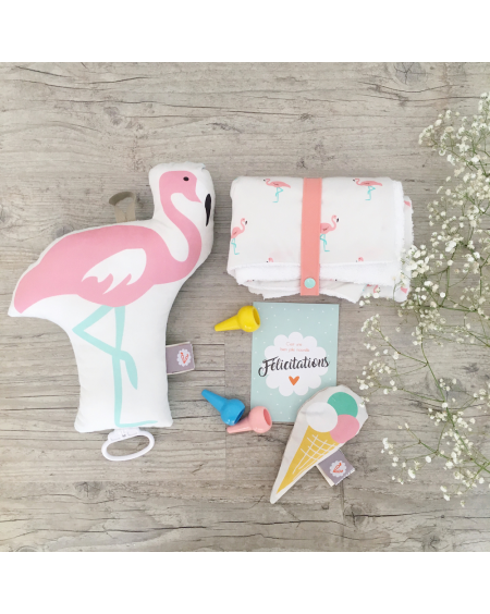Changing mat - Flamingo Blanket | Carotte Cie | MyloWonders