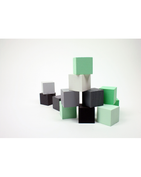 Cubes de construction colorés
