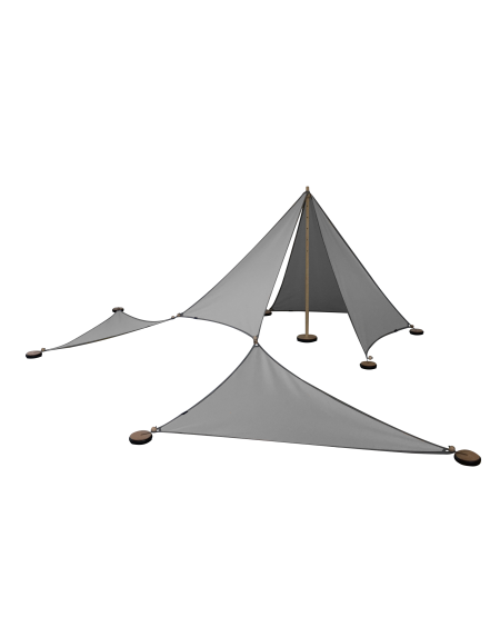 Tente modulable Gris - Abel - MyloWonders