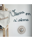 Viens on s'aime - Woven wall decoration | Charlie & June | MyloWonders