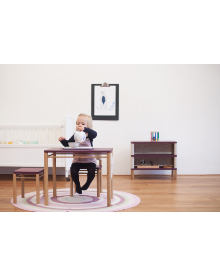 Table enfant, inspiration Montessori - Noir | Coclico | MyloWonders