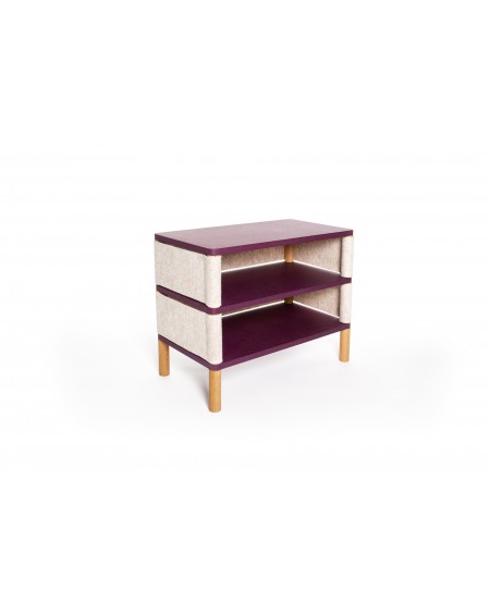 Double bookshelf - Montessori Inspired Purple | Coclico | MyloWonders