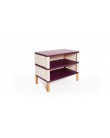 Double bookshelf - Montessori Inspired Purple | Coclico | MyloWonders