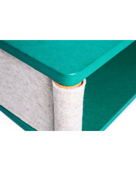 Double bookshelf - Montessori Inspired Green | Coclico | MyloWonders