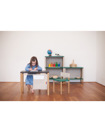 Bookshelf - Montessori Inspired Green - Teo | Coclico | MyloWonders