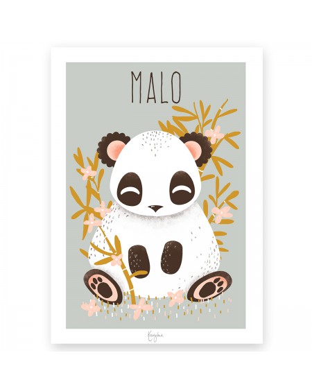Customisable Poster - Panda | Kanzilue | MyloWonders