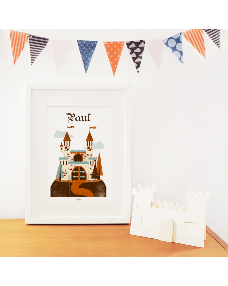 Customizable Poster - Knight collection - Castle | Kanzilue | MyloWonders