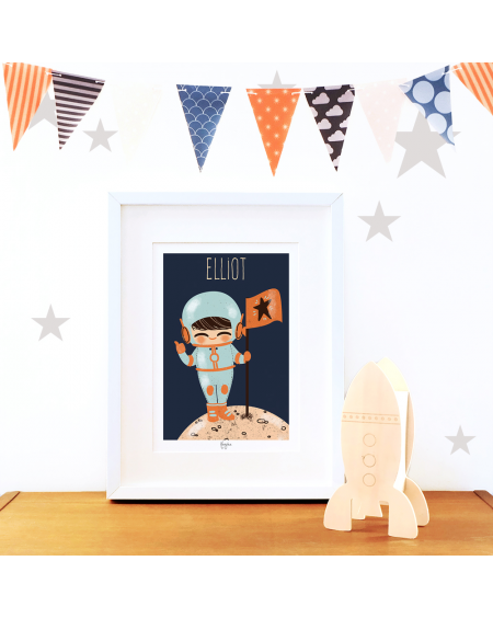 Customisable Poster - Space collection - Cosmonaut | Kanzilue | MyloWonders