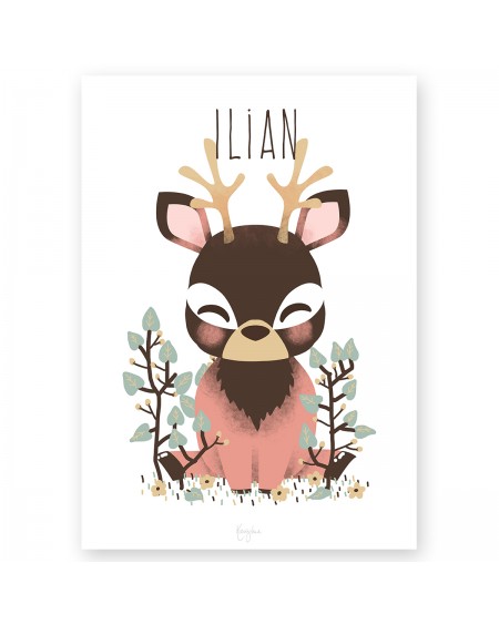 Customisable Poster - Deer | Kanzilue | MyloWonders