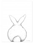 Rabbit - back - Art Print - lilipinso - mylowonders