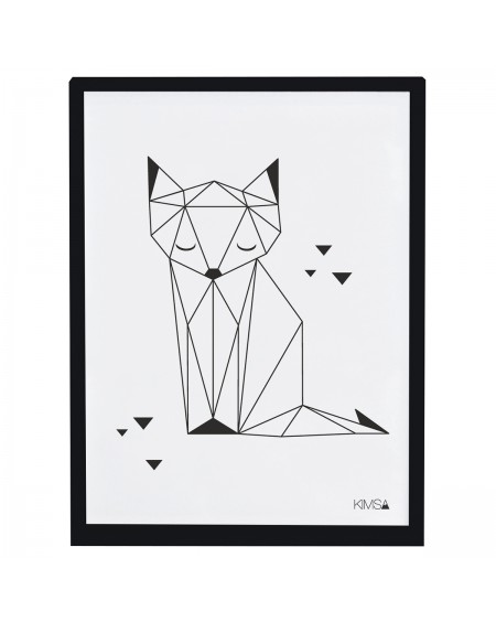 Origami - Renard - Affiche décorative - lilipinso - mylowonders