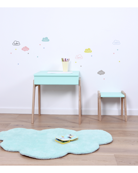 Cloud rug - Turquoise blue - lilipinso - MyloWonders