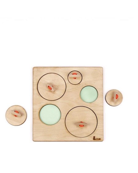 Puzzle cercles en bois - andme - mylowonders