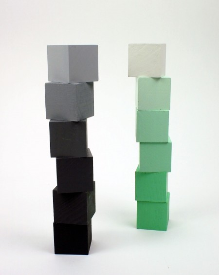 Cubes de construction colorés bois - andme - mylowonders