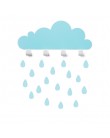 Coat rack sky blue cloud and raindrop stickers - tresxics | Mylowonders