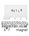 Magnet note board hook and black letters - tresxics | Mylowonders