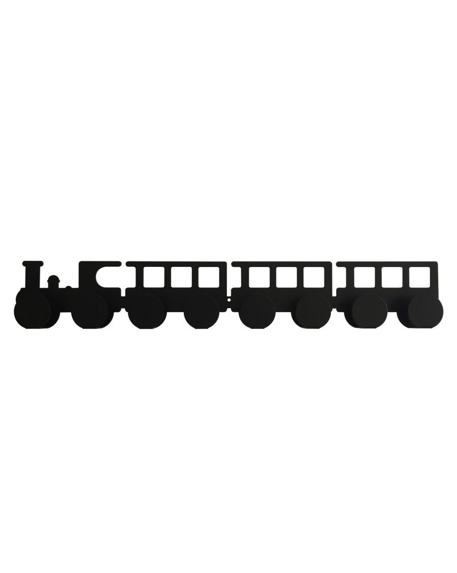 Black train coat rack - kids - tresxics - MyloWonders