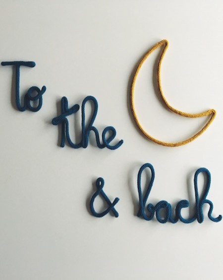 To the Moon - Woven wall decoration | Charlie & June | MyloWonders