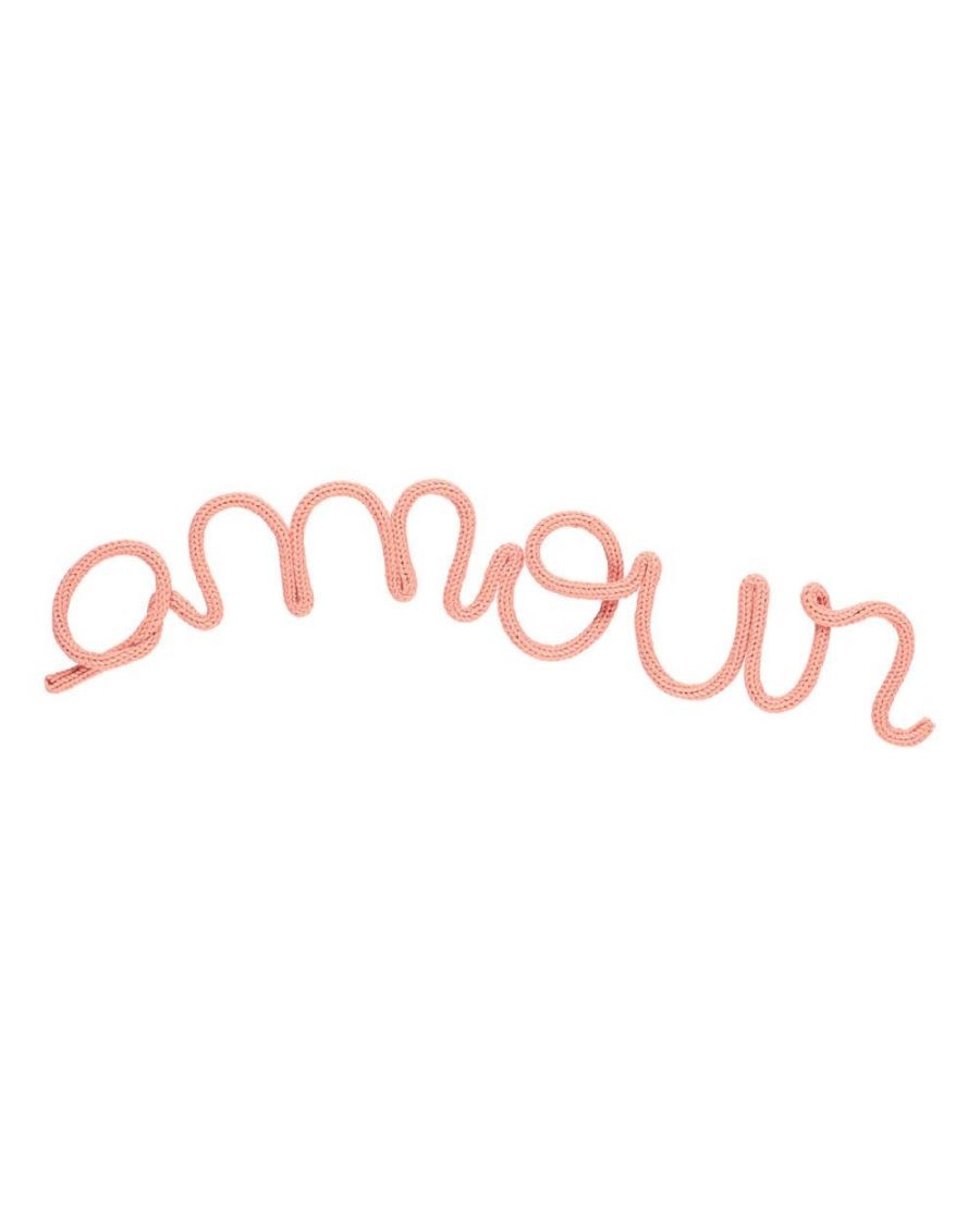 amour - Décoration murale en tricotin | Charlie & June | MyloWonders