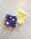 Mix of 10 washable wipes - Constellation & Planets - Carotte Cie - MyloWonders