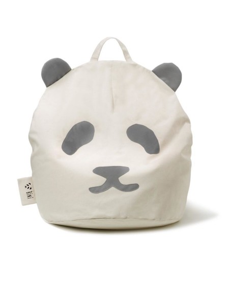 Panda Bini Pouffe Original - Grey | MyloWonders