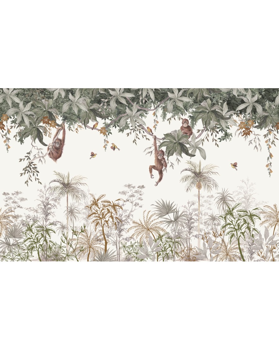 Wallpaper Monkeys jungle