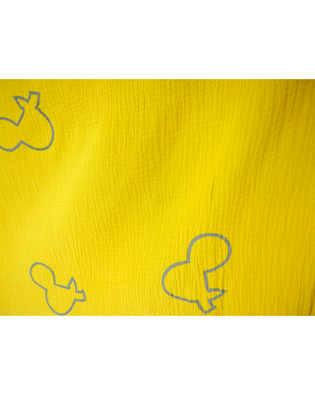 Lange jaune motif "&"