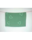 Mint muslin with mint hearts